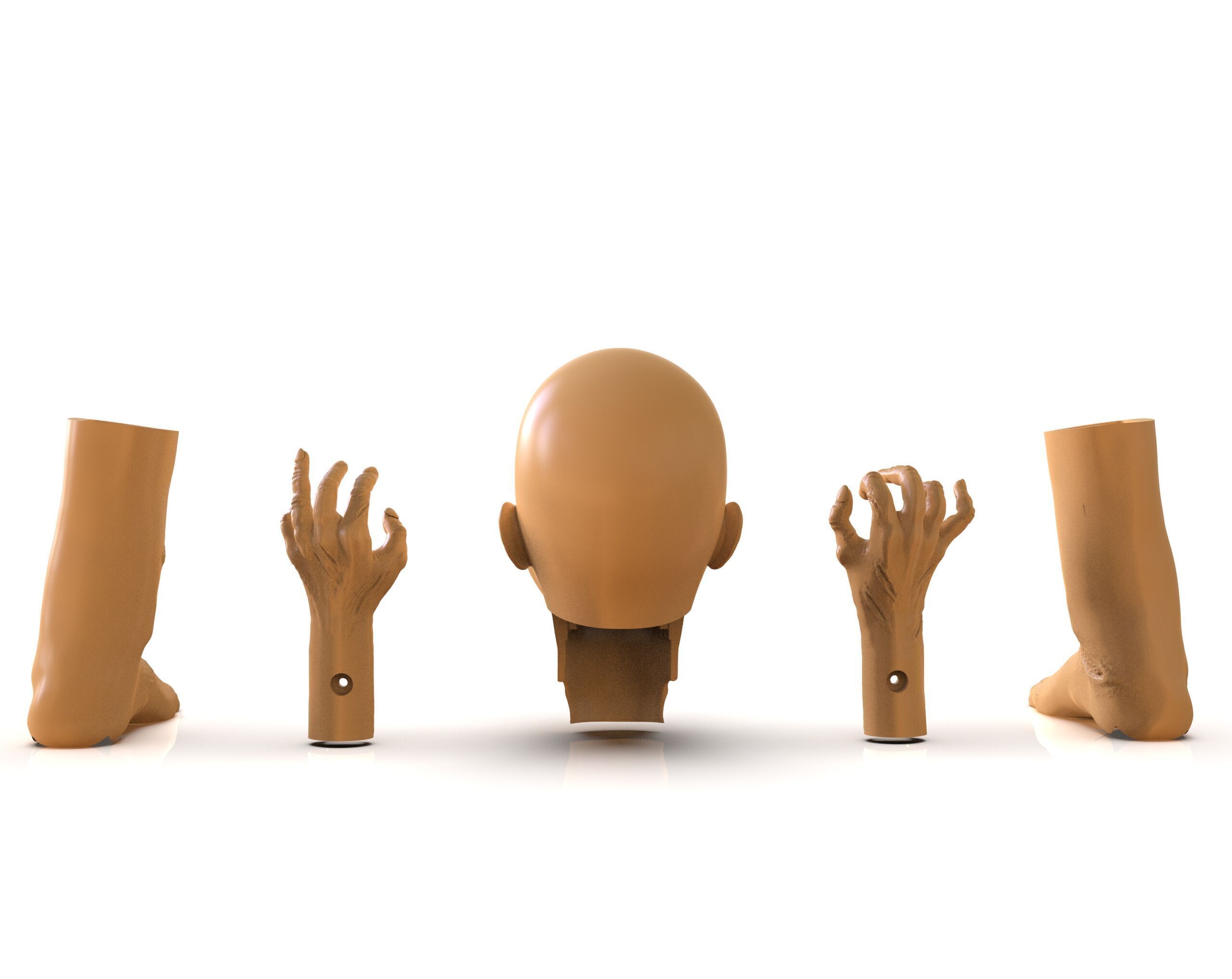 Regan MacNeil Parts 3D print model_5