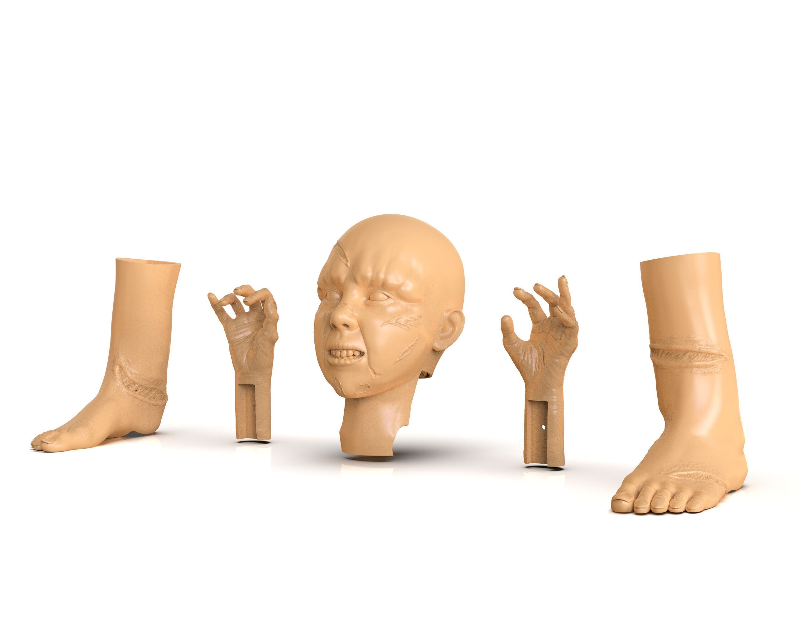 Regan MacNeil Parts 3D print model_3