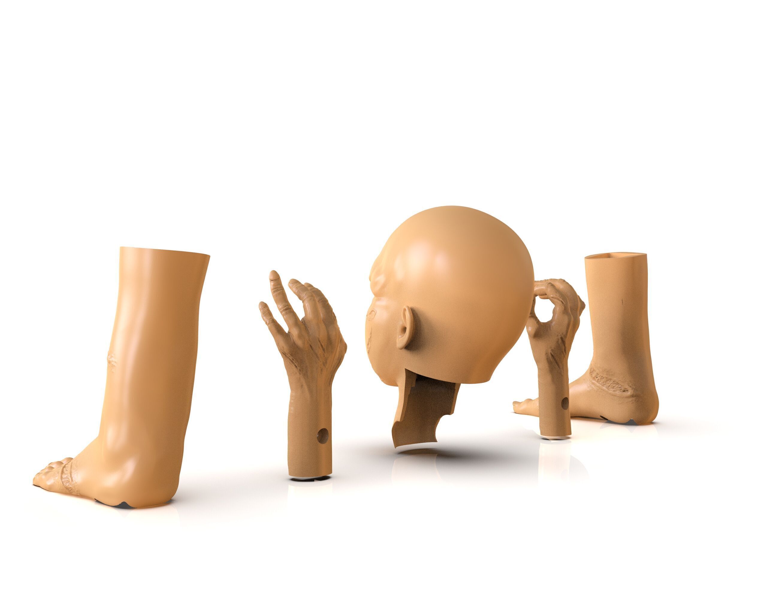 Regan MacNeil Parts 3D print model_2