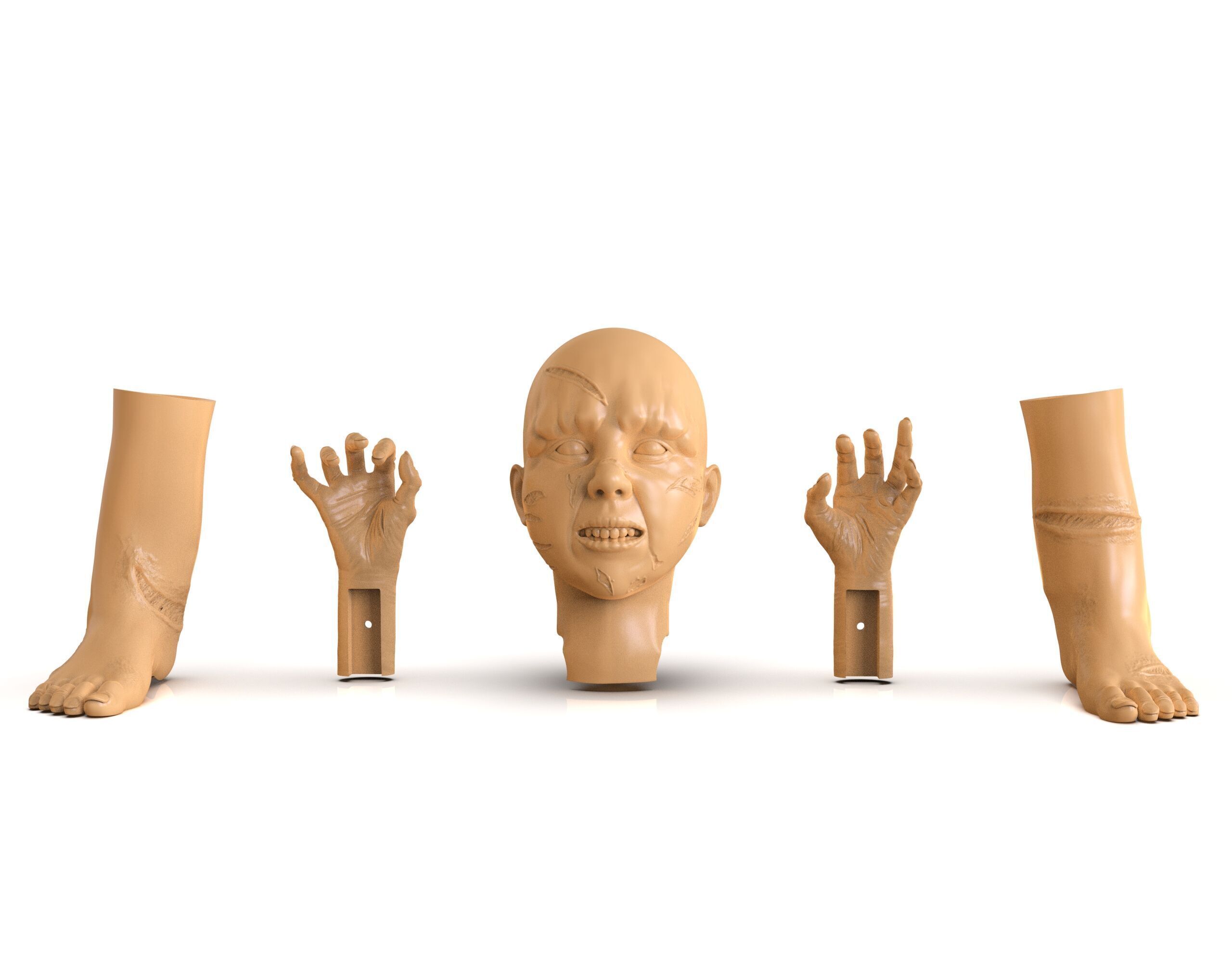 Regan MacNeil Parts 3D print model_1