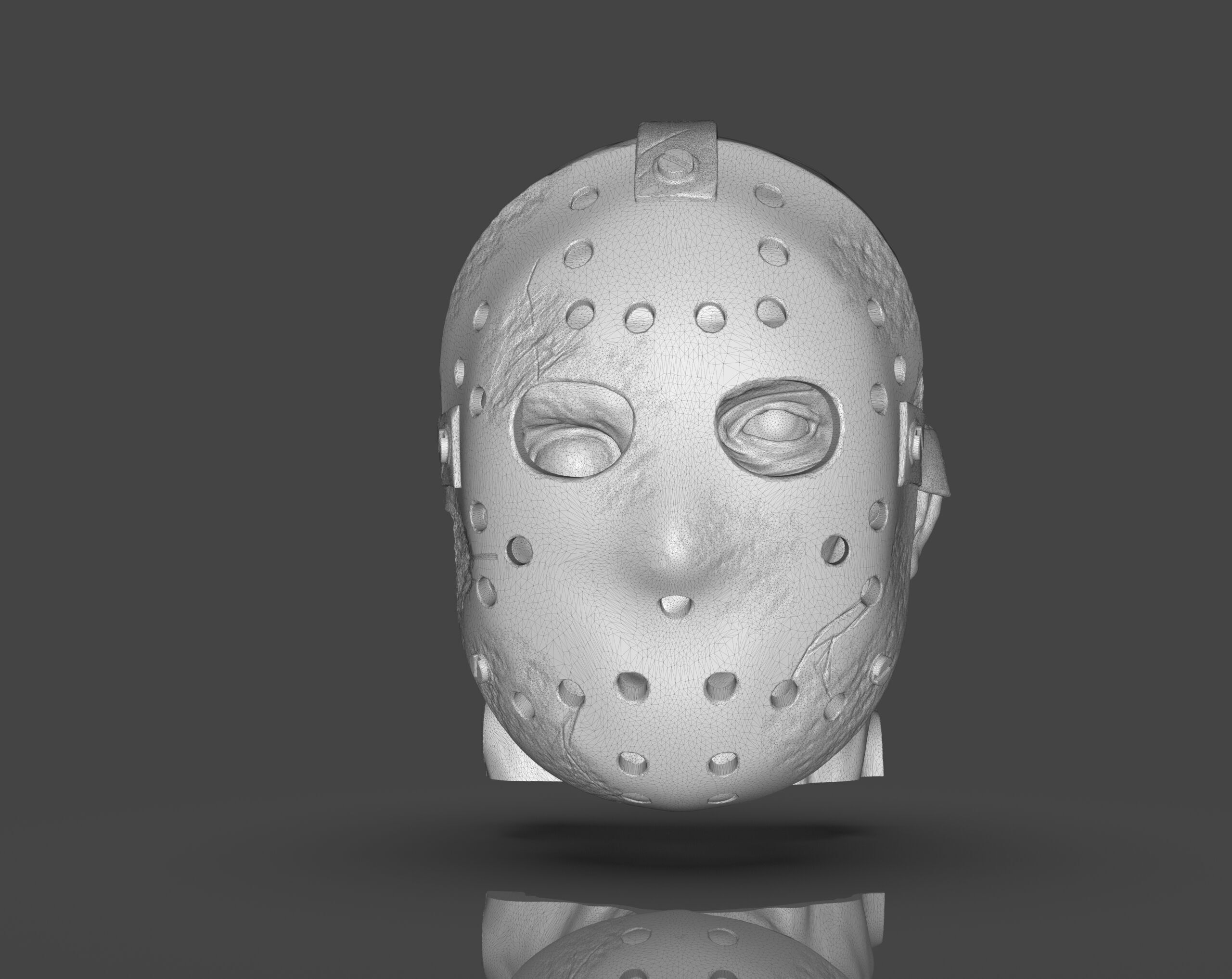 Jason Head 3D print model_14