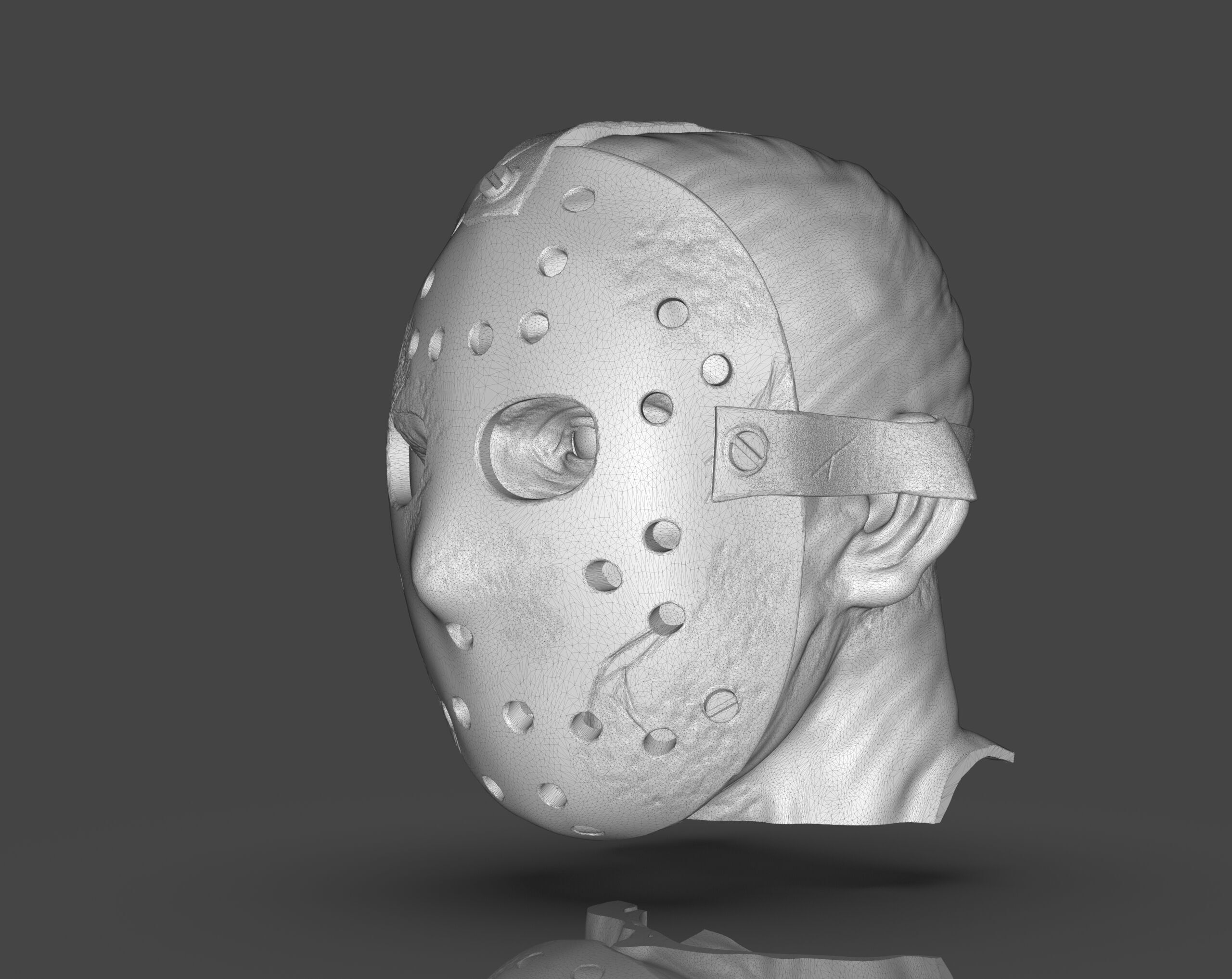 Jason Head 3D print model_15