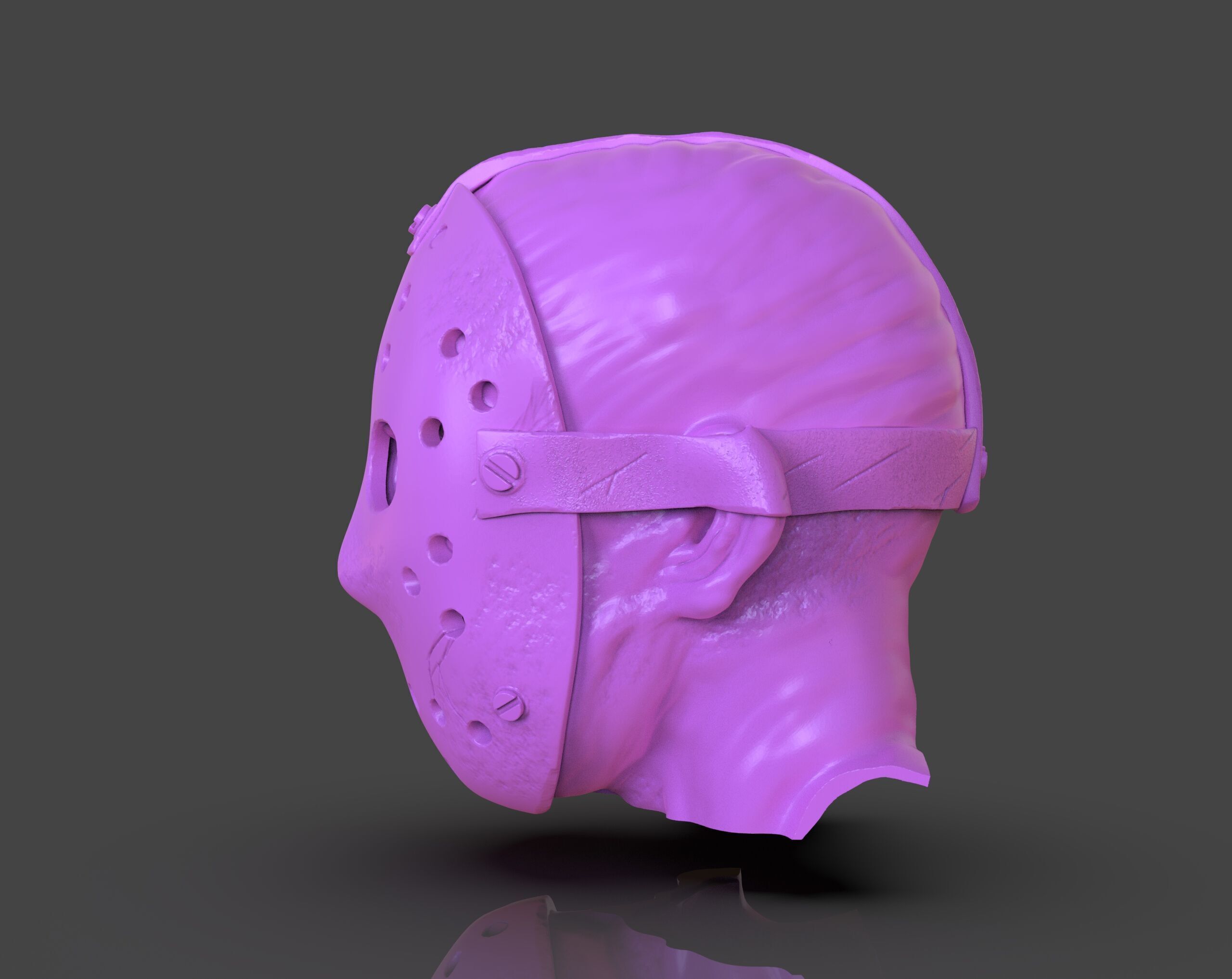 Jason Head 3D print model_2