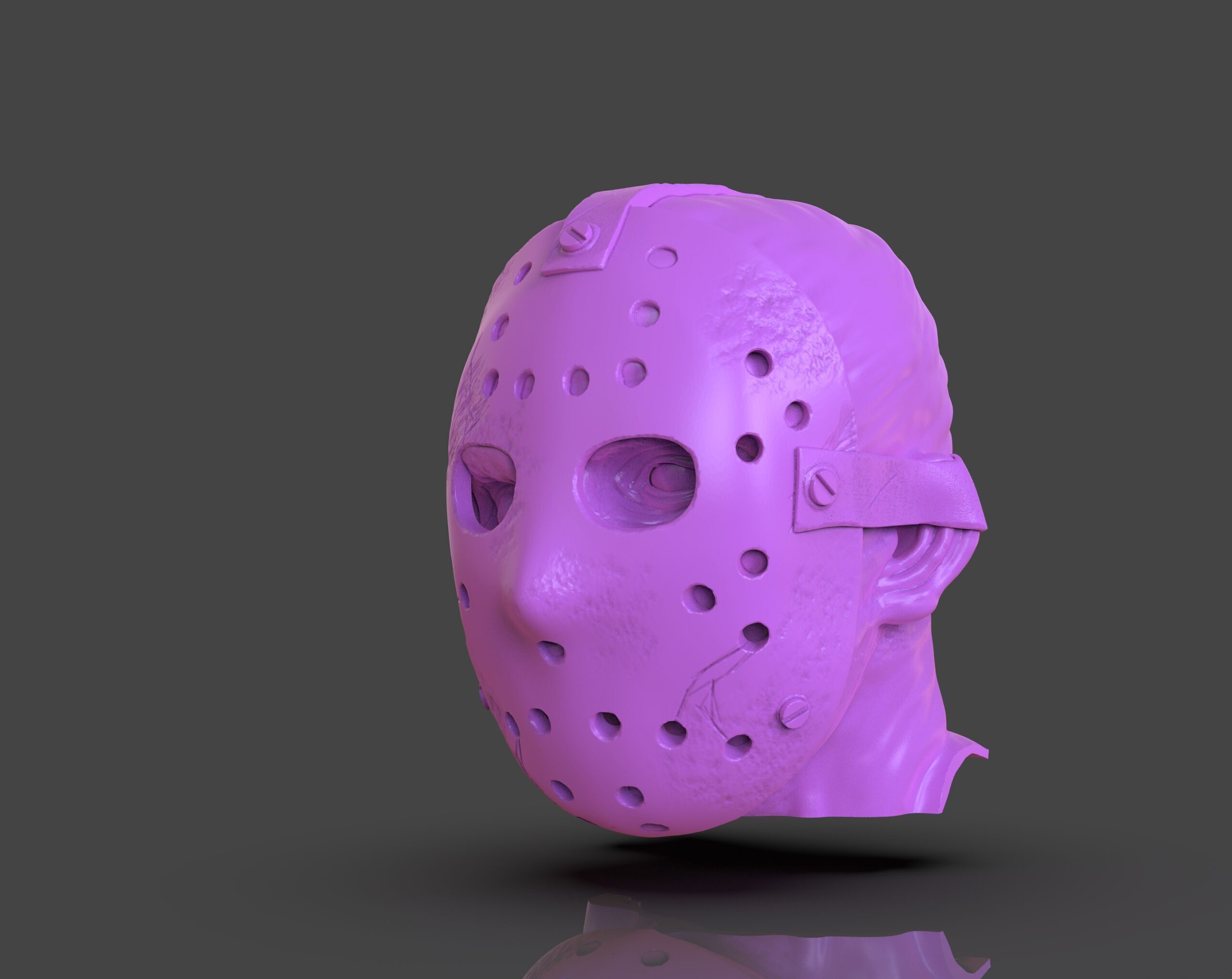 Jason Head 3D print model_1