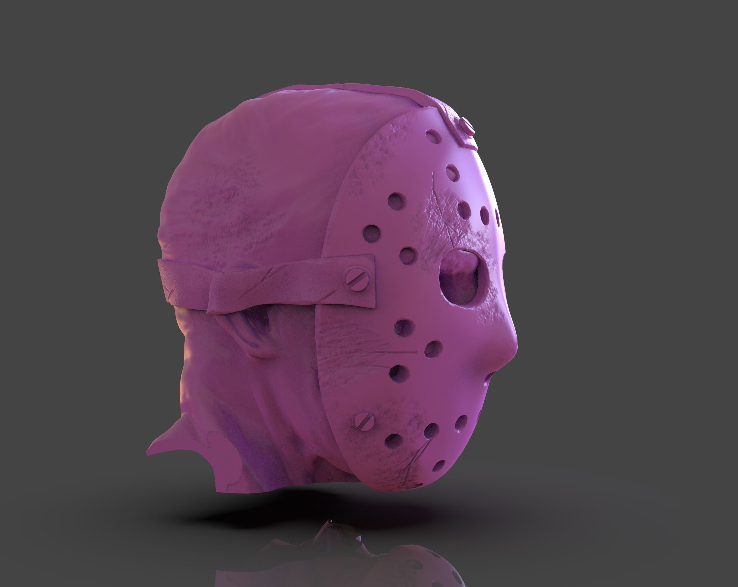 Jason Head 3D print model_6