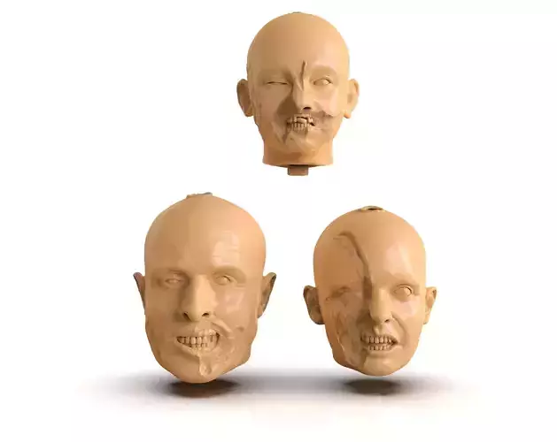 Family Zombie Heads