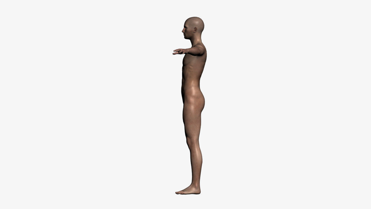 Realistic Male - Rigged Low-poly 3D model_2