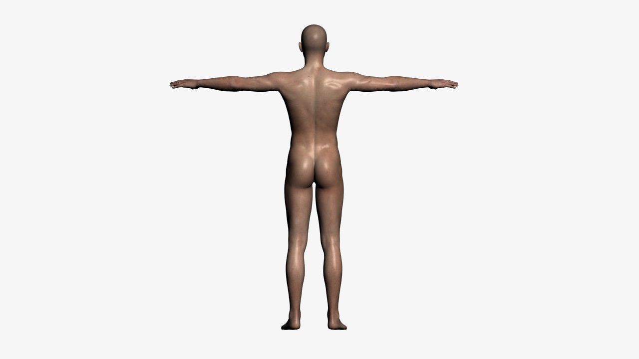 Realistic Male - Rigged Low-poly 3D model_3