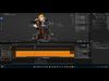 Ghost Thief Game Character Asset Low-poly 3D model_1