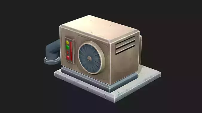 Stylized air conditioner