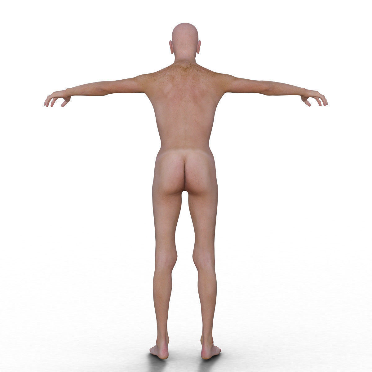 Realistic Old Man - Rigged Low-poly 3D model_5