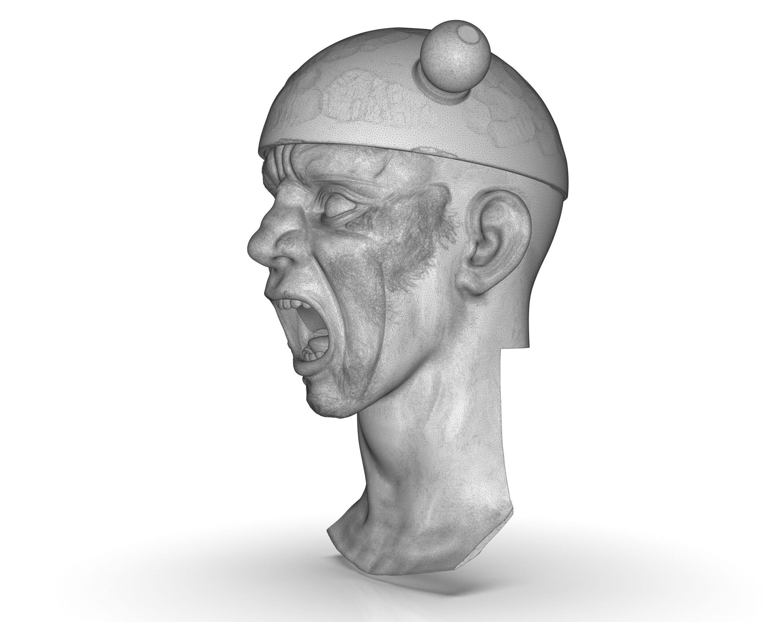 Electrocuted Man 3D print model_16