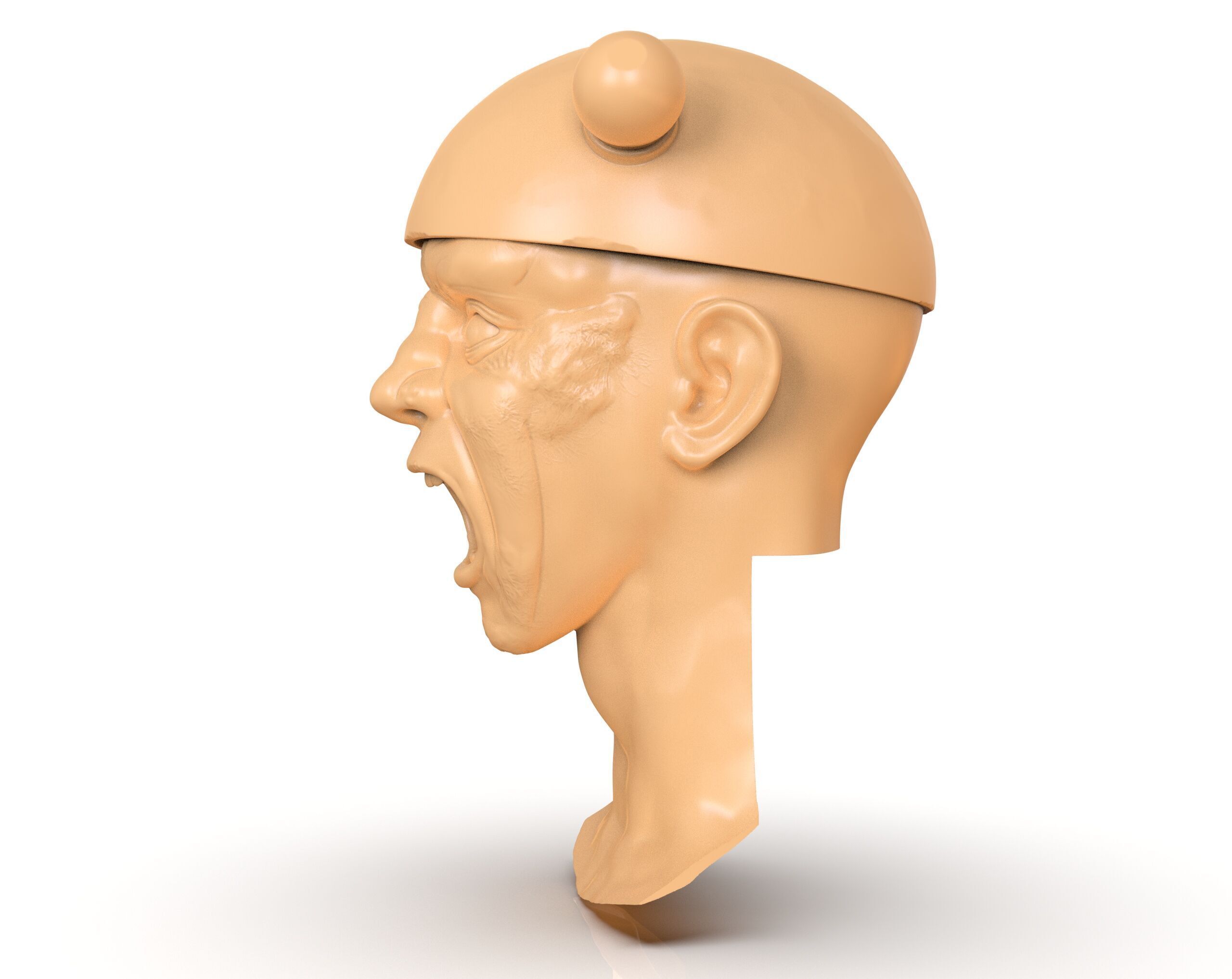 Electrocuted Man 3D print model_2