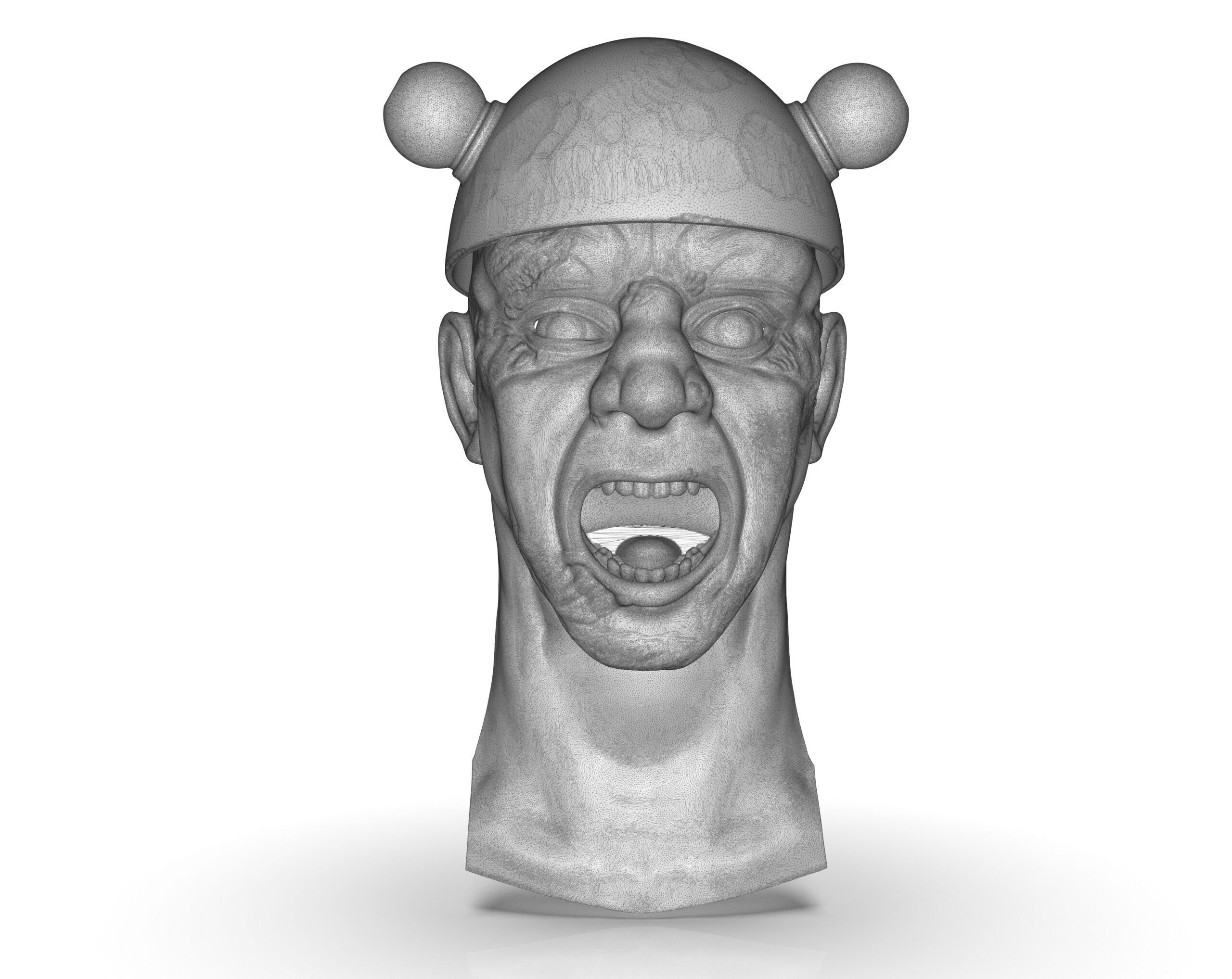Electrocuted Man 3D print model_15