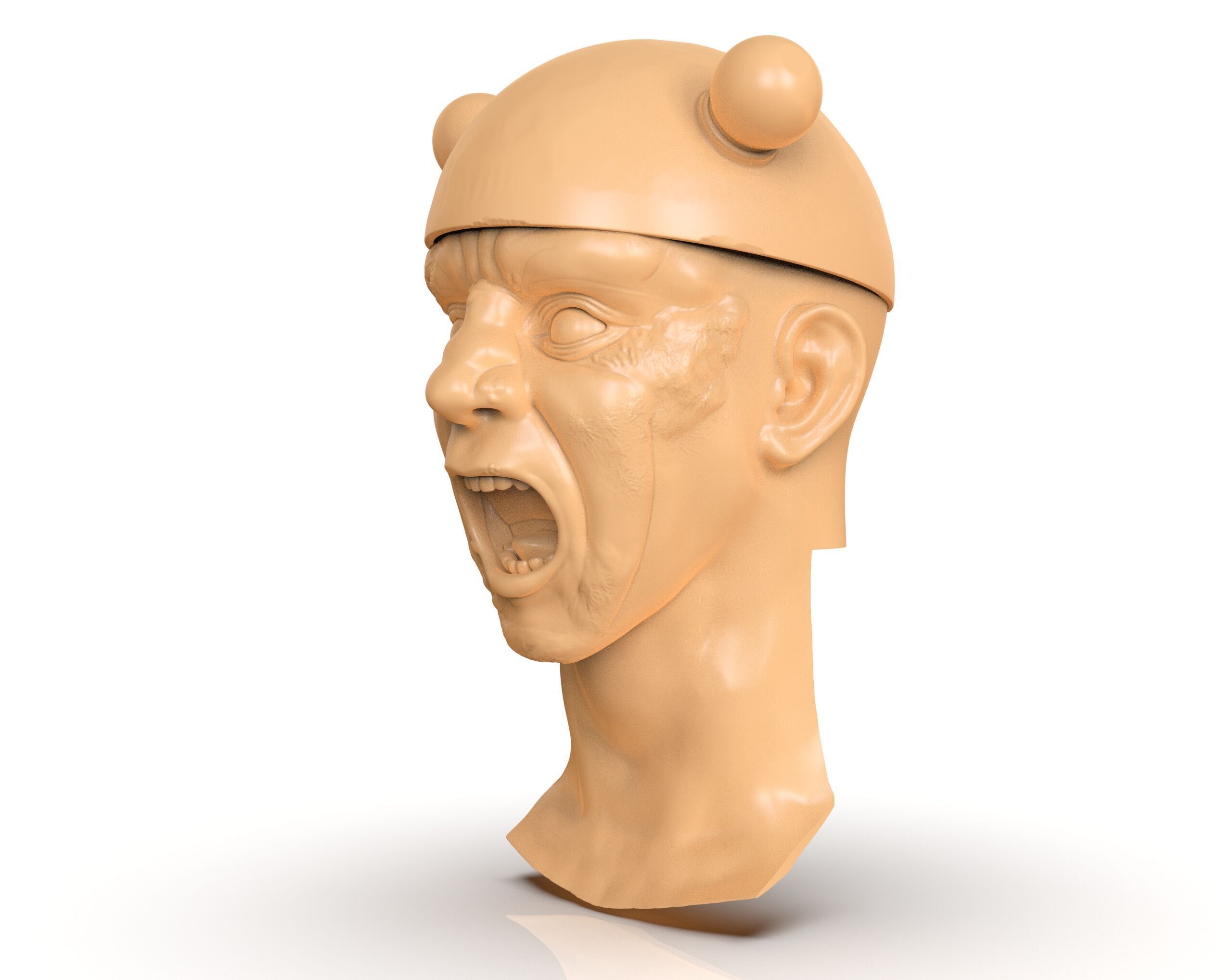 Electrocuted Man 3D print model_1