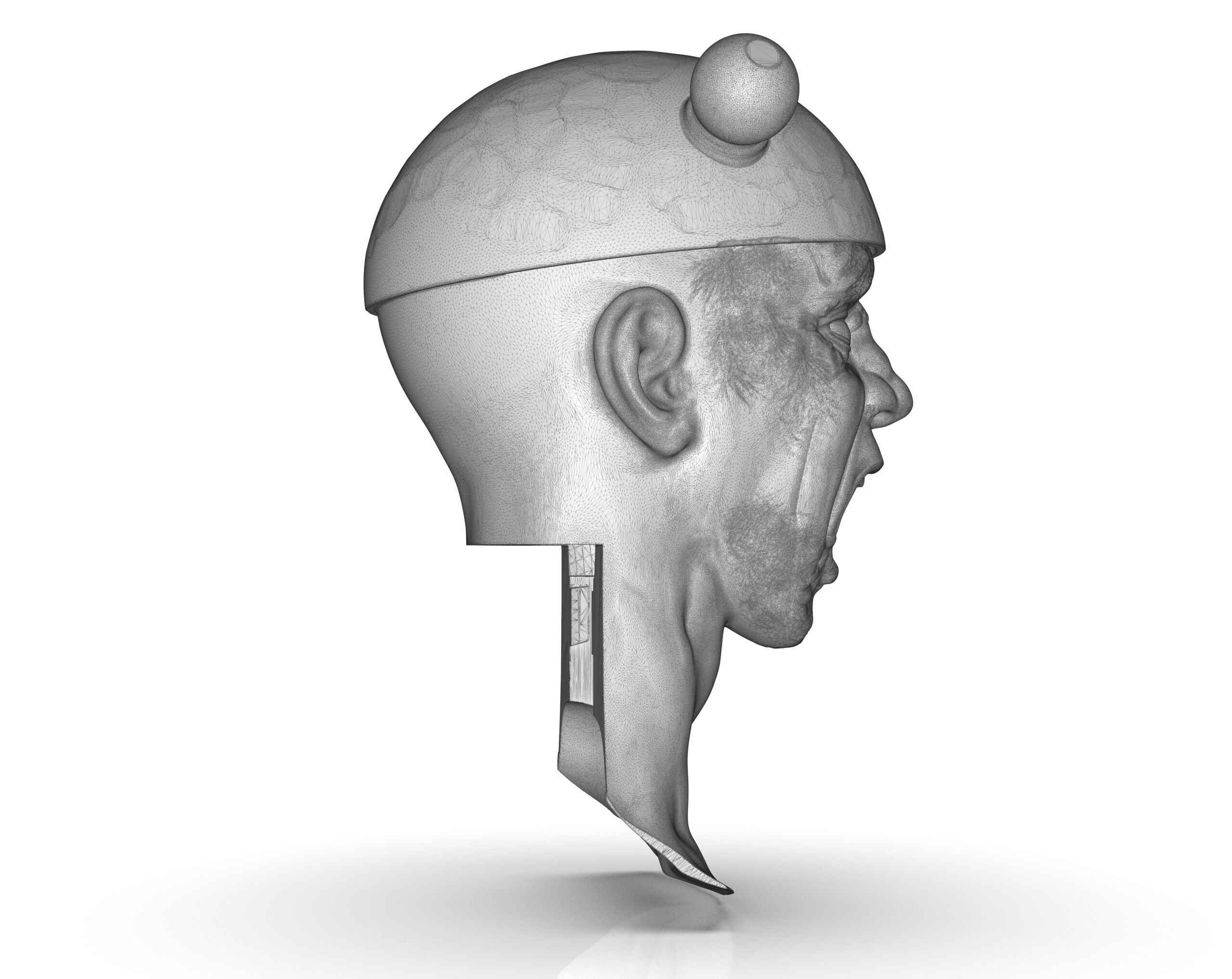 Electrocuted Man 3D print model_19