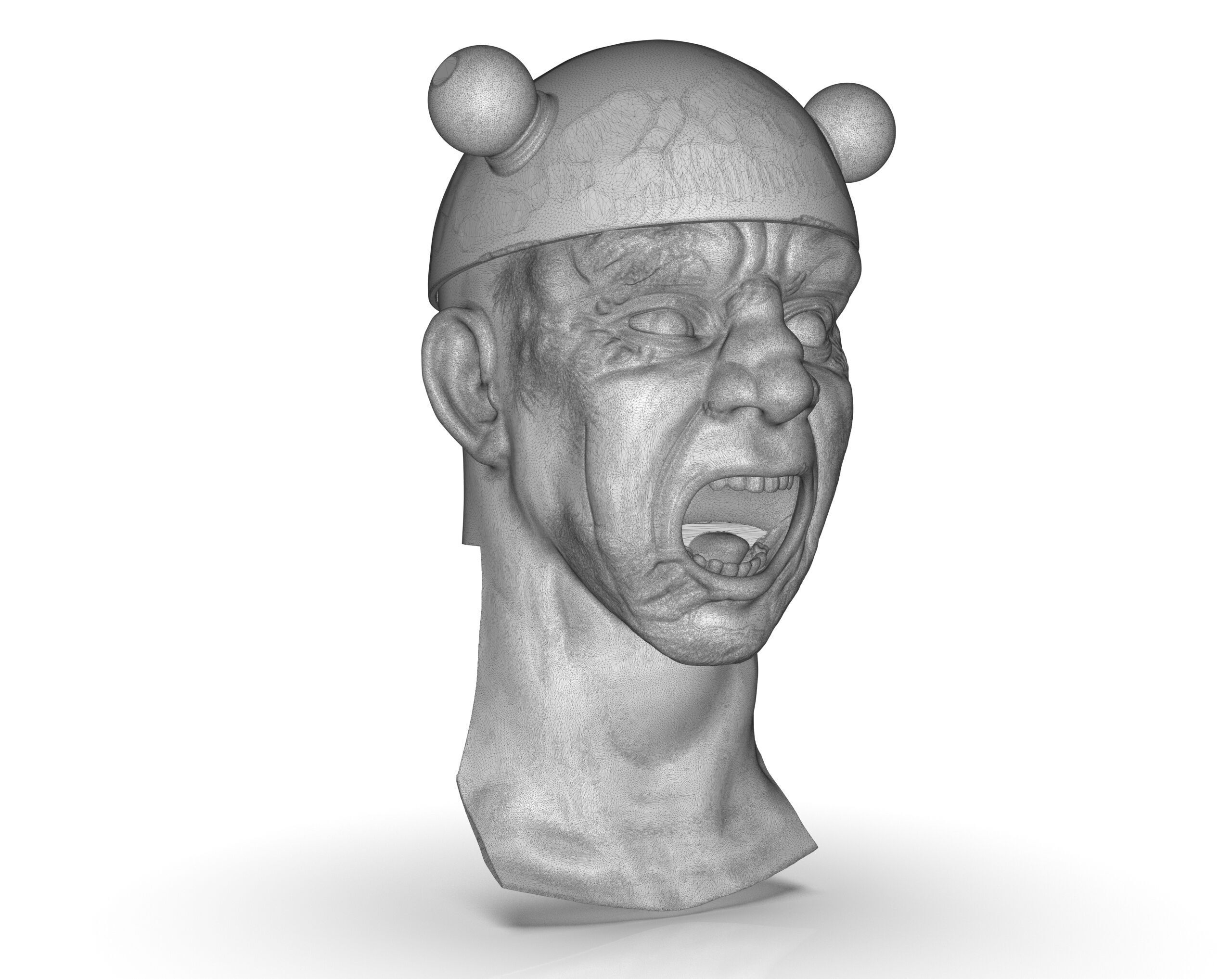 Electrocuted Man 3D print model_20