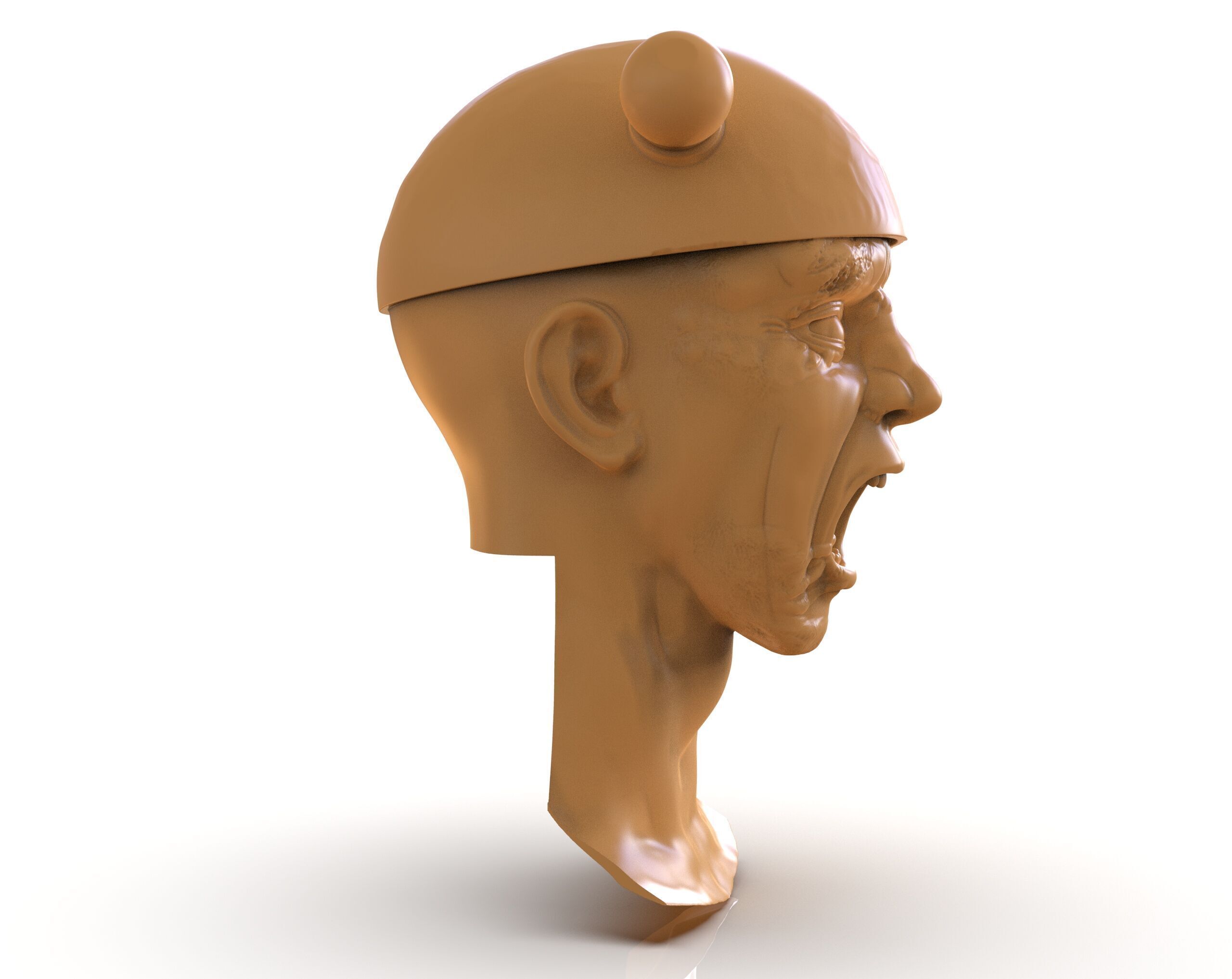 Electrocuted Man 3D print model_6