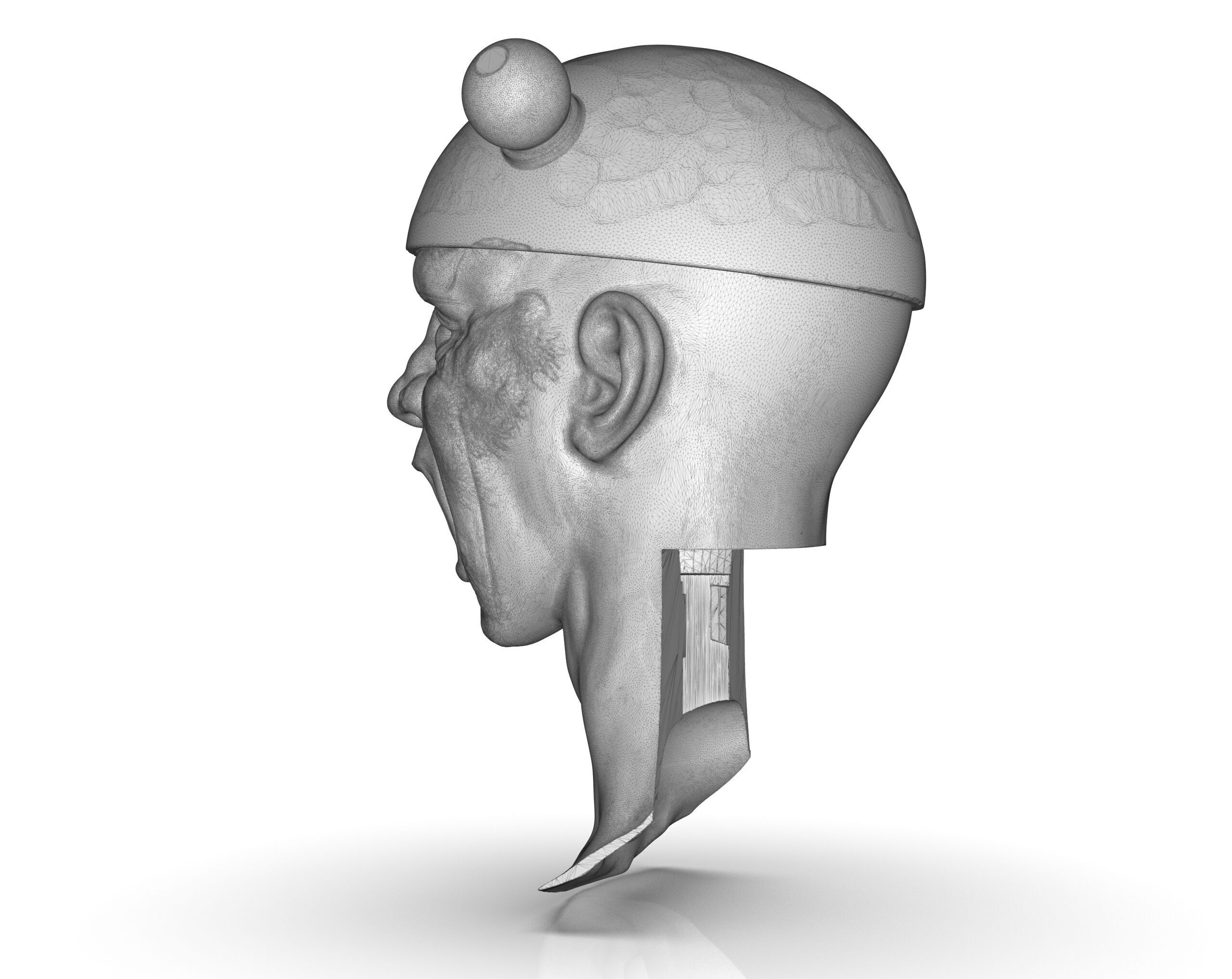 Electrocuted Man 3D print model_17