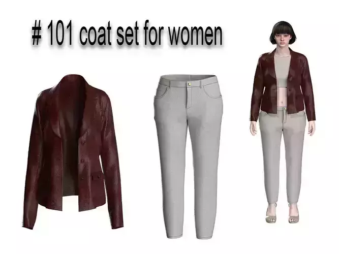 101 coat set for women