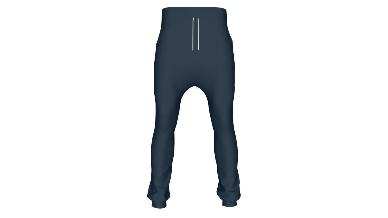 Realistic Pants - Low Poly Low-poly 3D model_7