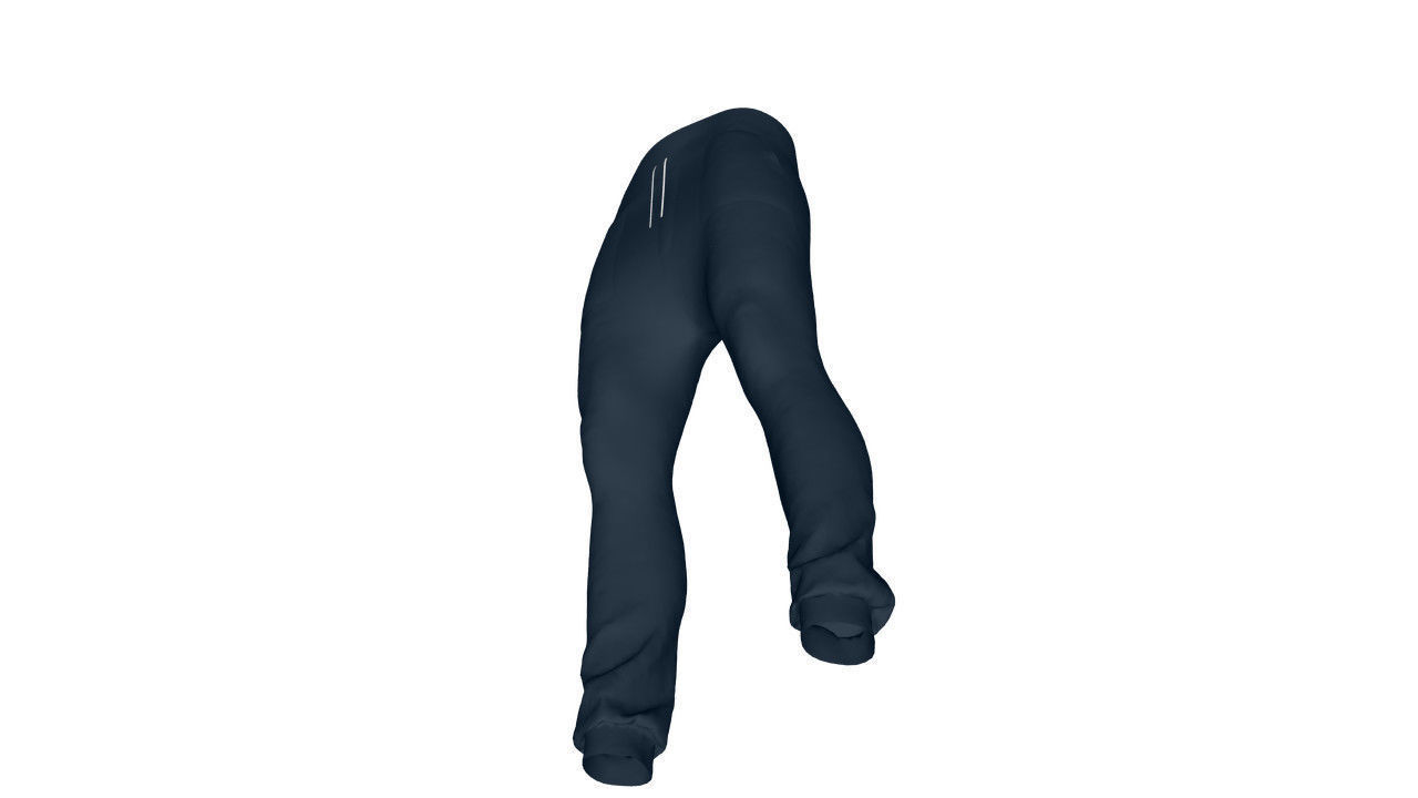 Realistic Pants - Low Poly Low-poly 3D model_16