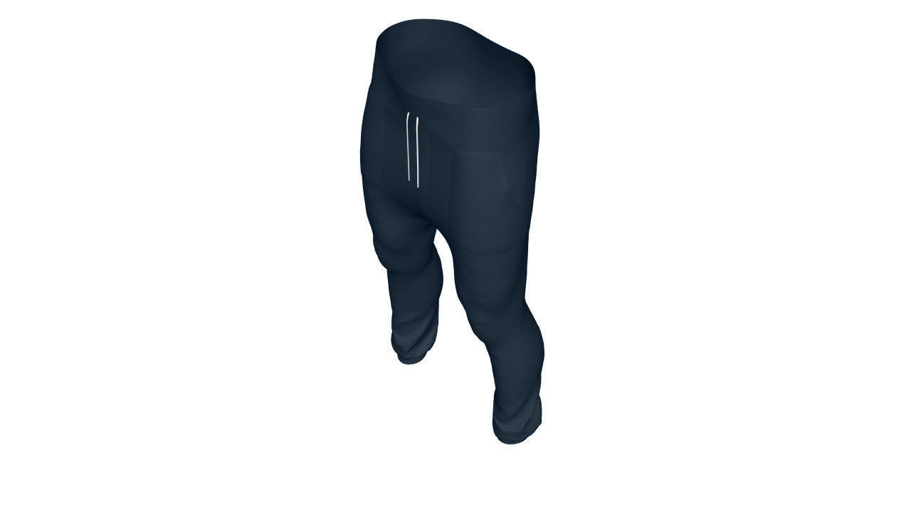 Realistic Pants - Low Poly Low-poly 3D model_8