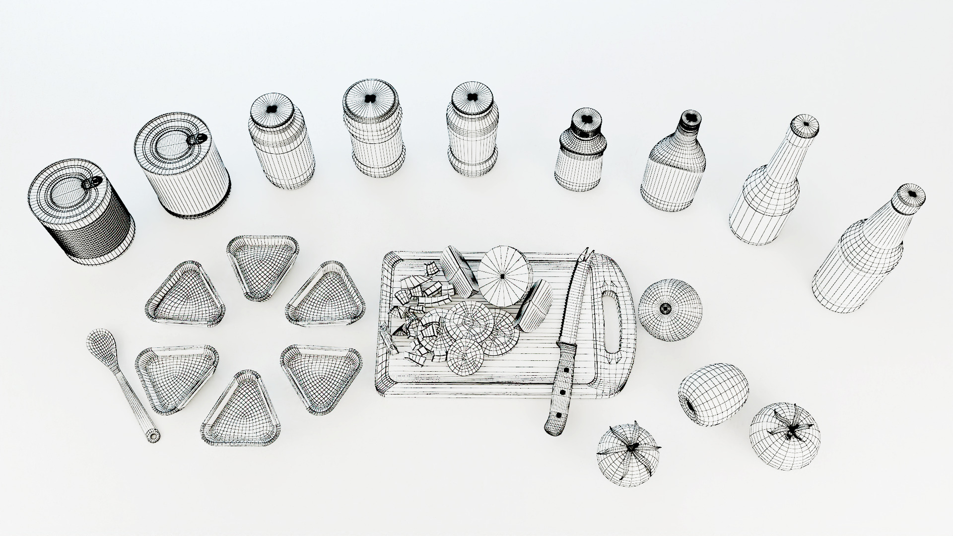 Tomato Low-poly 3D model_11