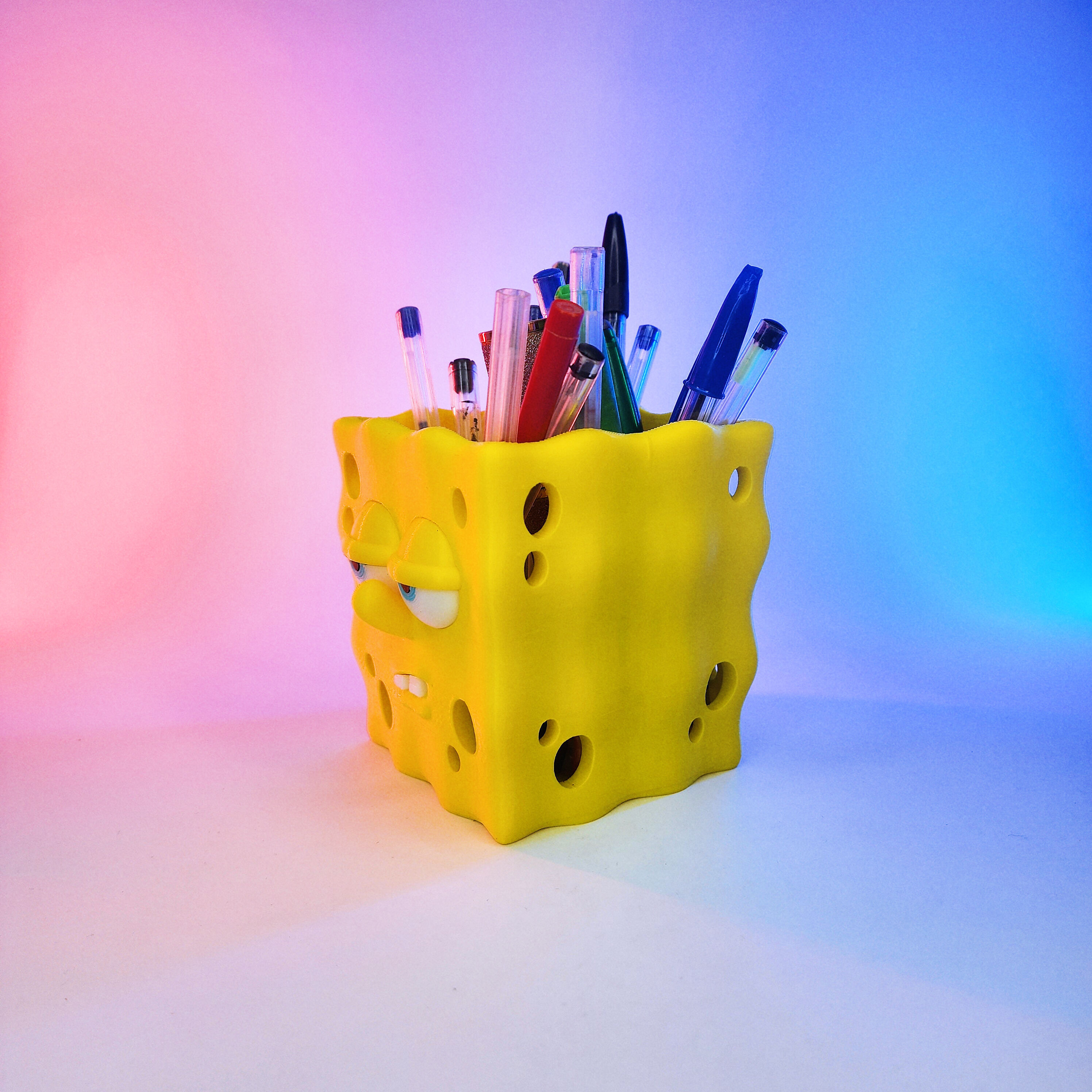 SpongeBob Organizer - By Colors 3D print model_3