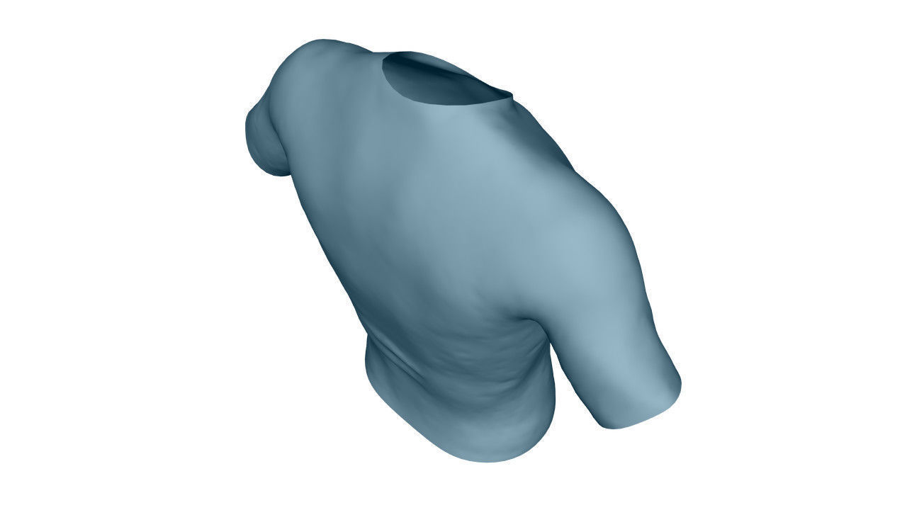 Realistic T-Shirt - Low Poly Low-poly 3D model_15