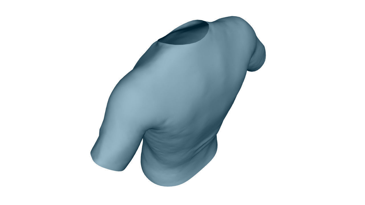 Realistic T-Shirt - Low Poly Low-poly 3D model_13