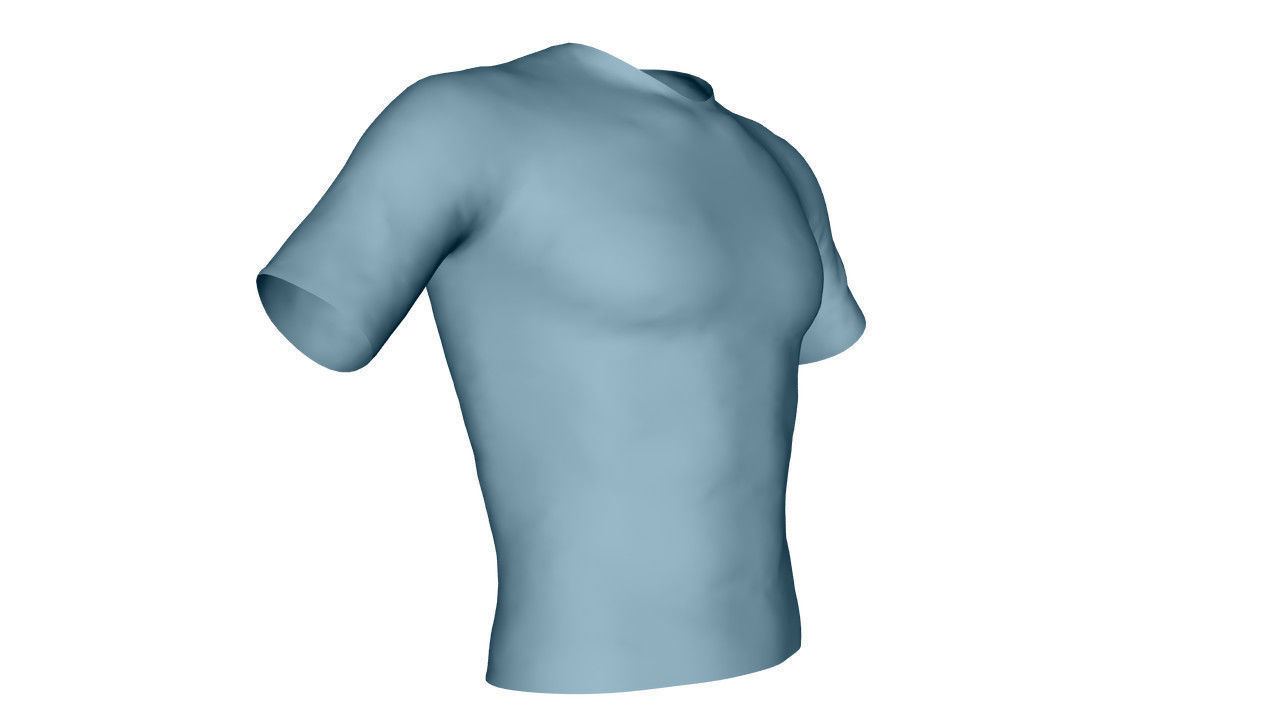 Realistic T-Shirt - Low Poly Low-poly 3D model_8