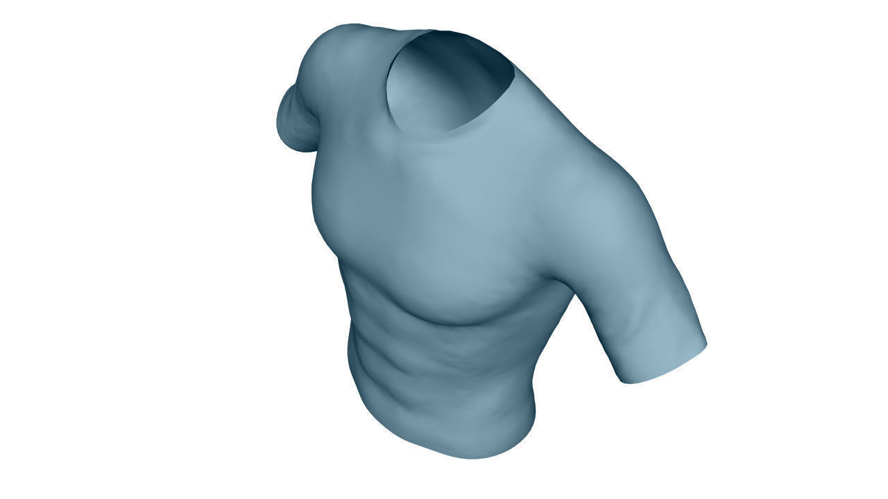 Realistic T-Shirt - Low Poly Low-poly 3D model_11