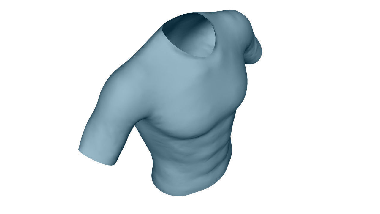 Realistic T-Shirt - Low Poly Low-poly 3D model_17