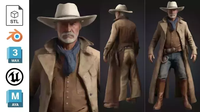 Cowboy Sheriff Character