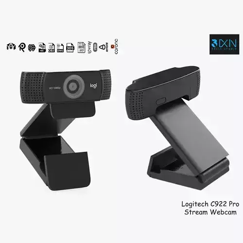 Logitech C922 Pro Stream Webcam 3D model