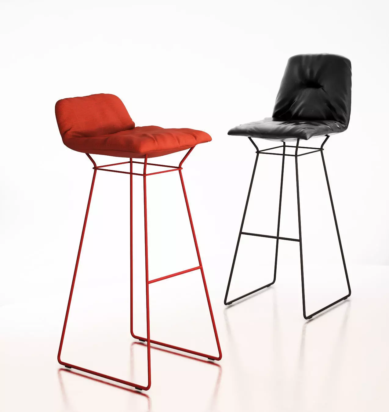 Leya barstool by Freifrau 3D model_0