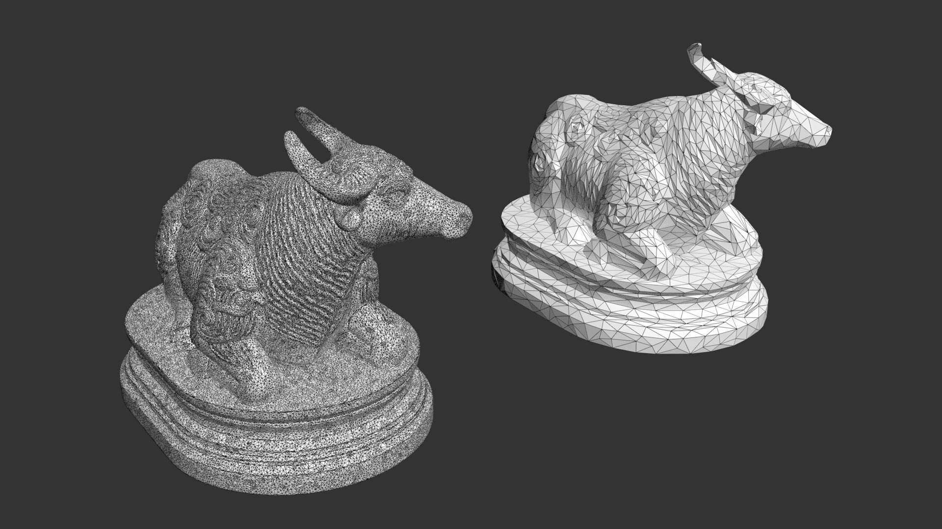 Ancient Asia Stone Statue Pack C - 250602 Low-poly 3D model_3