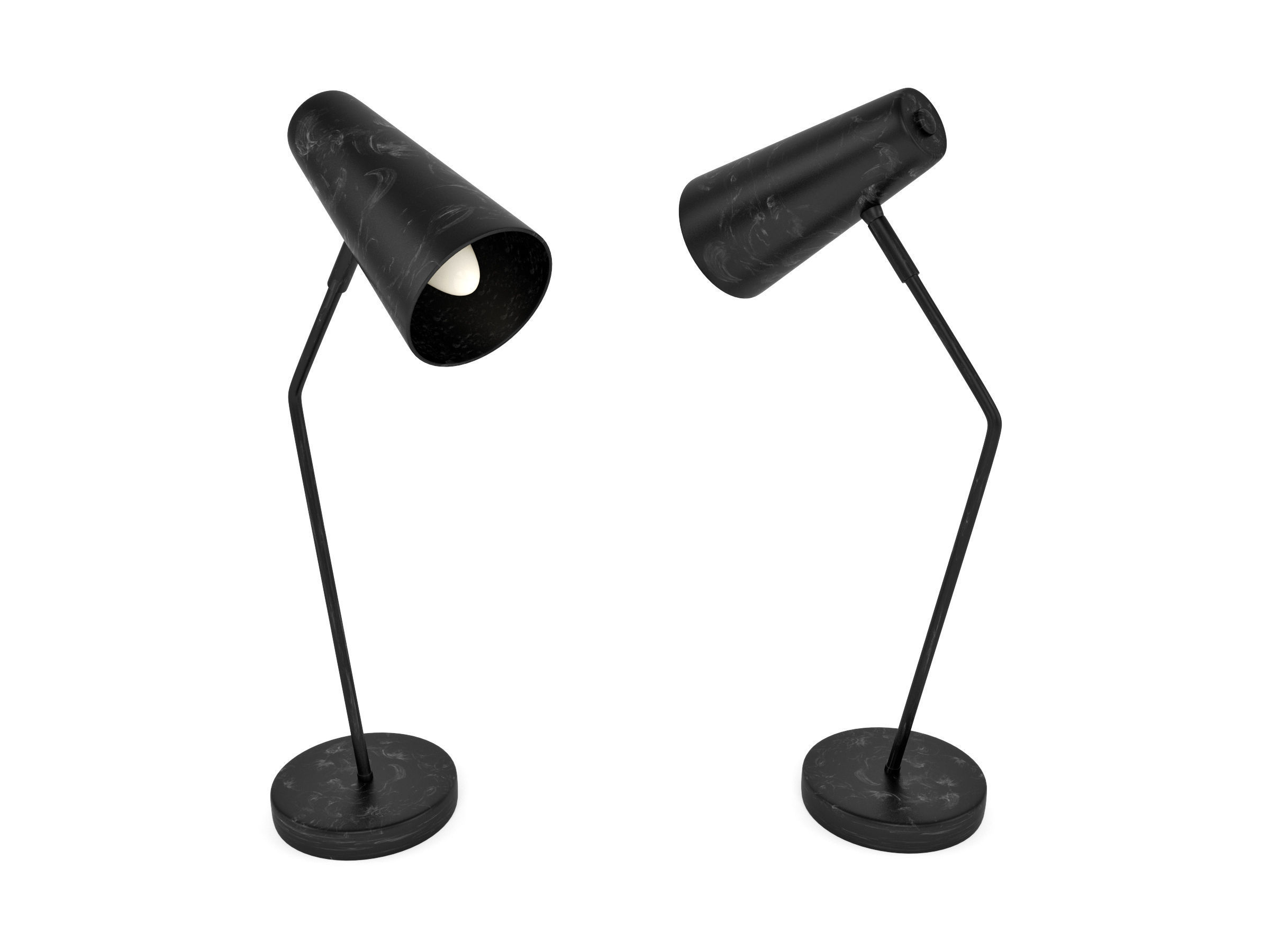 3d Slim Desk Lamp Cgtrader Slim Desk Lamp 3d Model Obj 3ds C4d 1