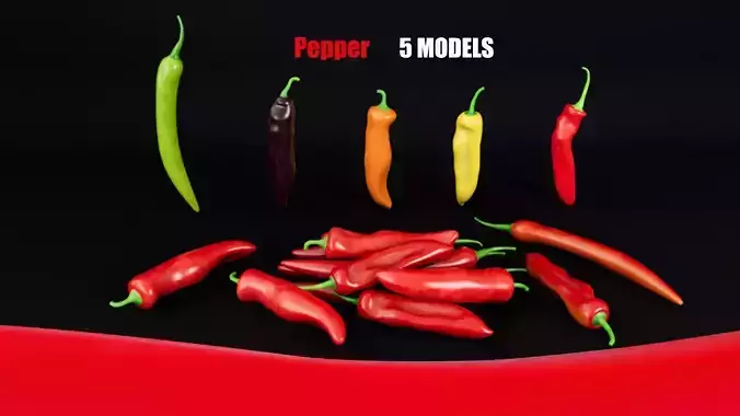 3D model Pepper VR / AR / low-poly | CGTrader