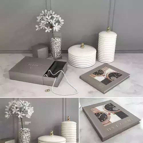 Decorative set of Dressing Table 3D model