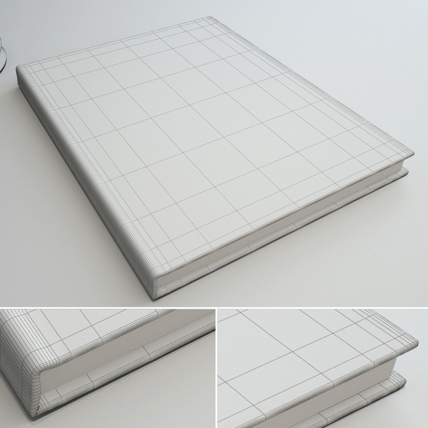 Decorative set of Dressing Table 3D model_5