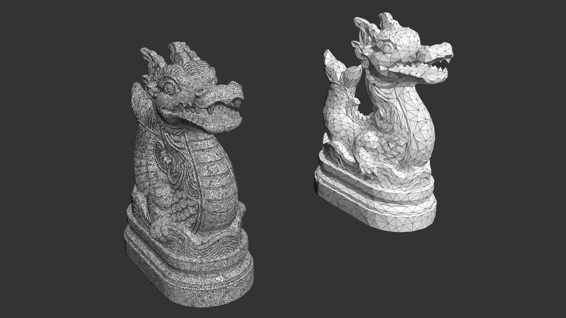 Ancient Asia Stone Statue Pack D - 250602 Low-poly 3D model_3