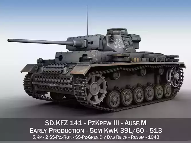PzKpfw III - Panzer 3 - Ausf M - 513