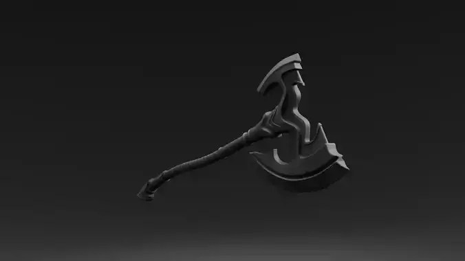high-poly Ax