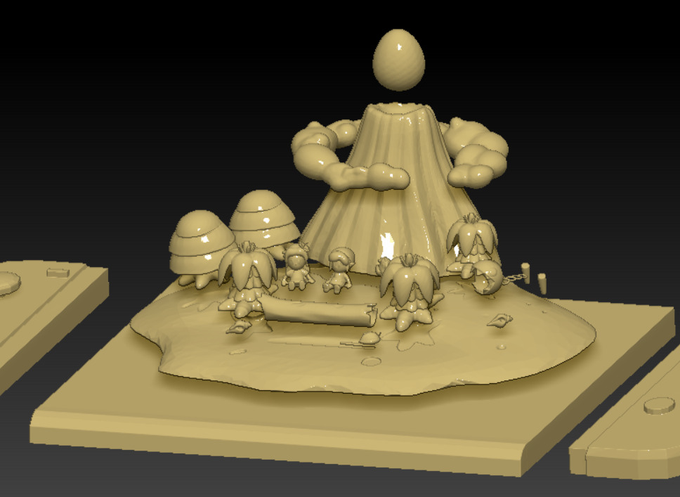 Lins Awakening Diorama 3D print model_1