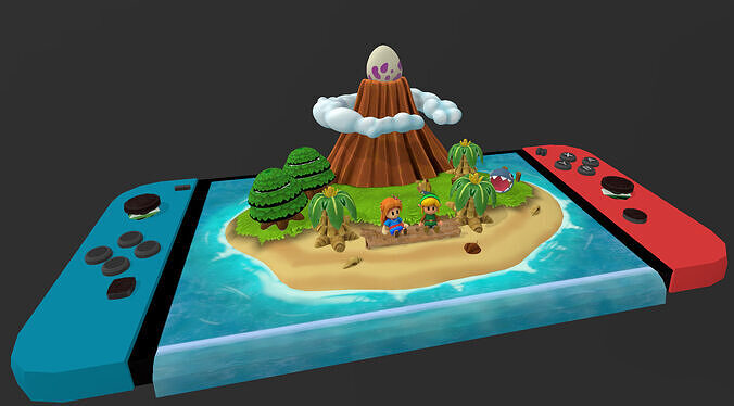 Lins Awakening Diorama 3D print model