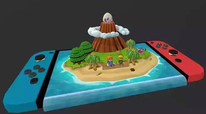 Lins Awakening Diorama 3D print model