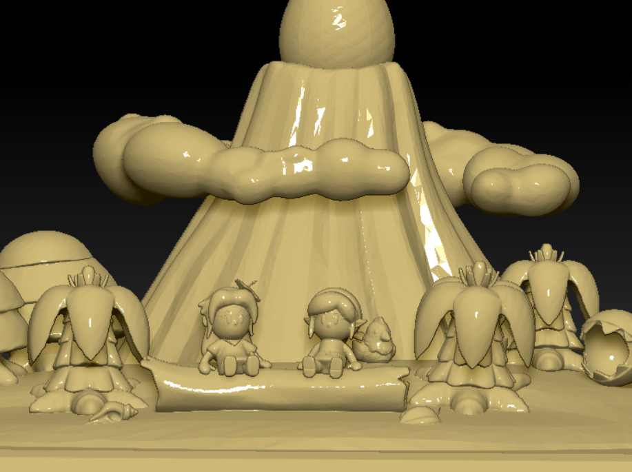 Lins Awakening Diorama 3D print model_9