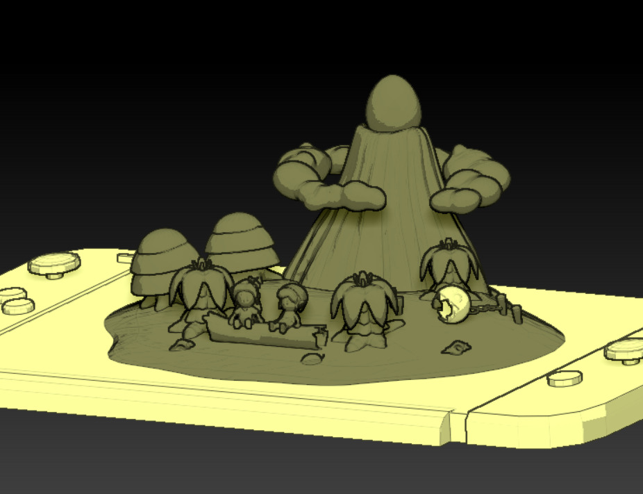Lins Awakening Diorama 3D print model_7